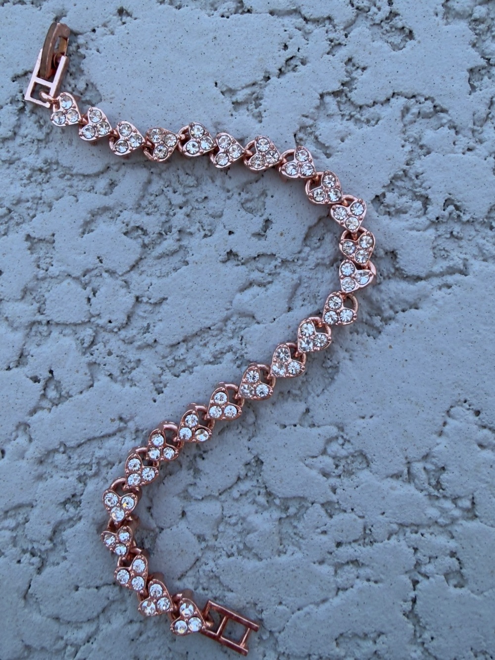 Rose Gold Heart Bracelet